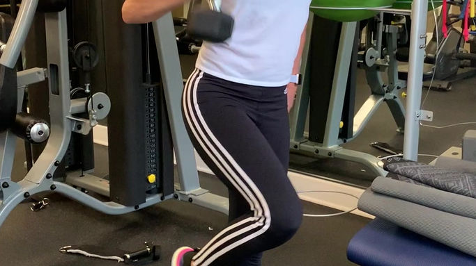 Single Arm/Single Leg Squat/Shoulder Press